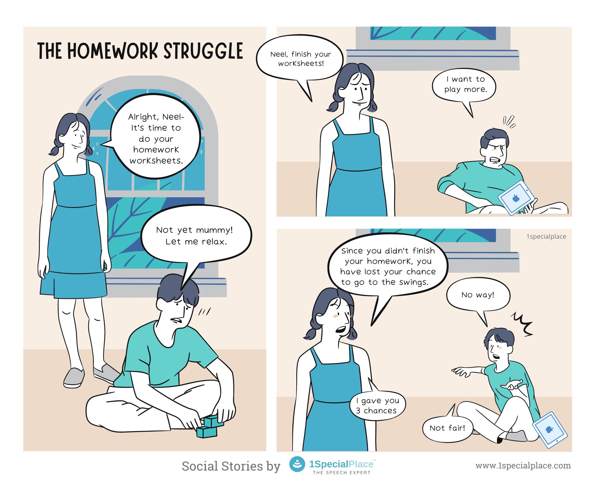 The Homework Struggle - A short story