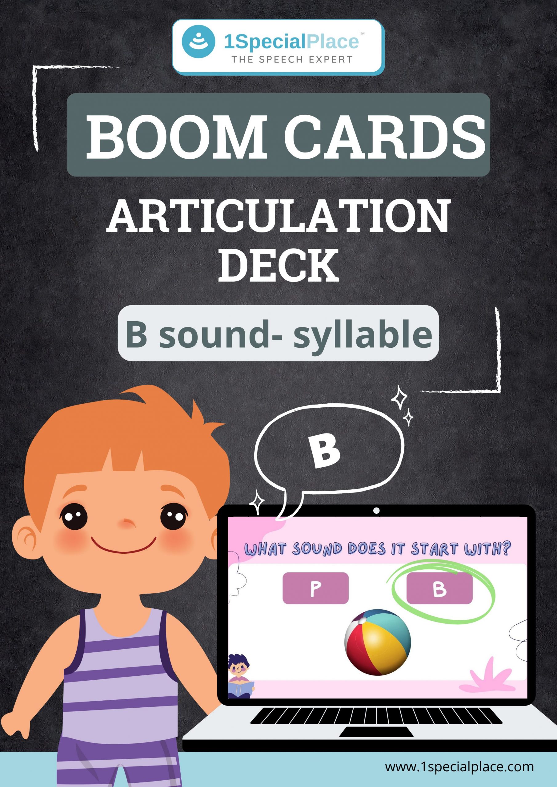 B syllable boom cards