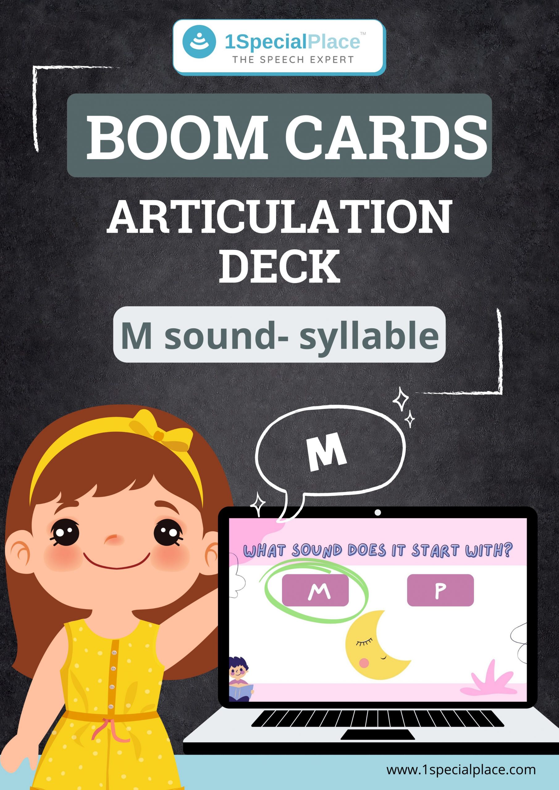 M syllable boom cards