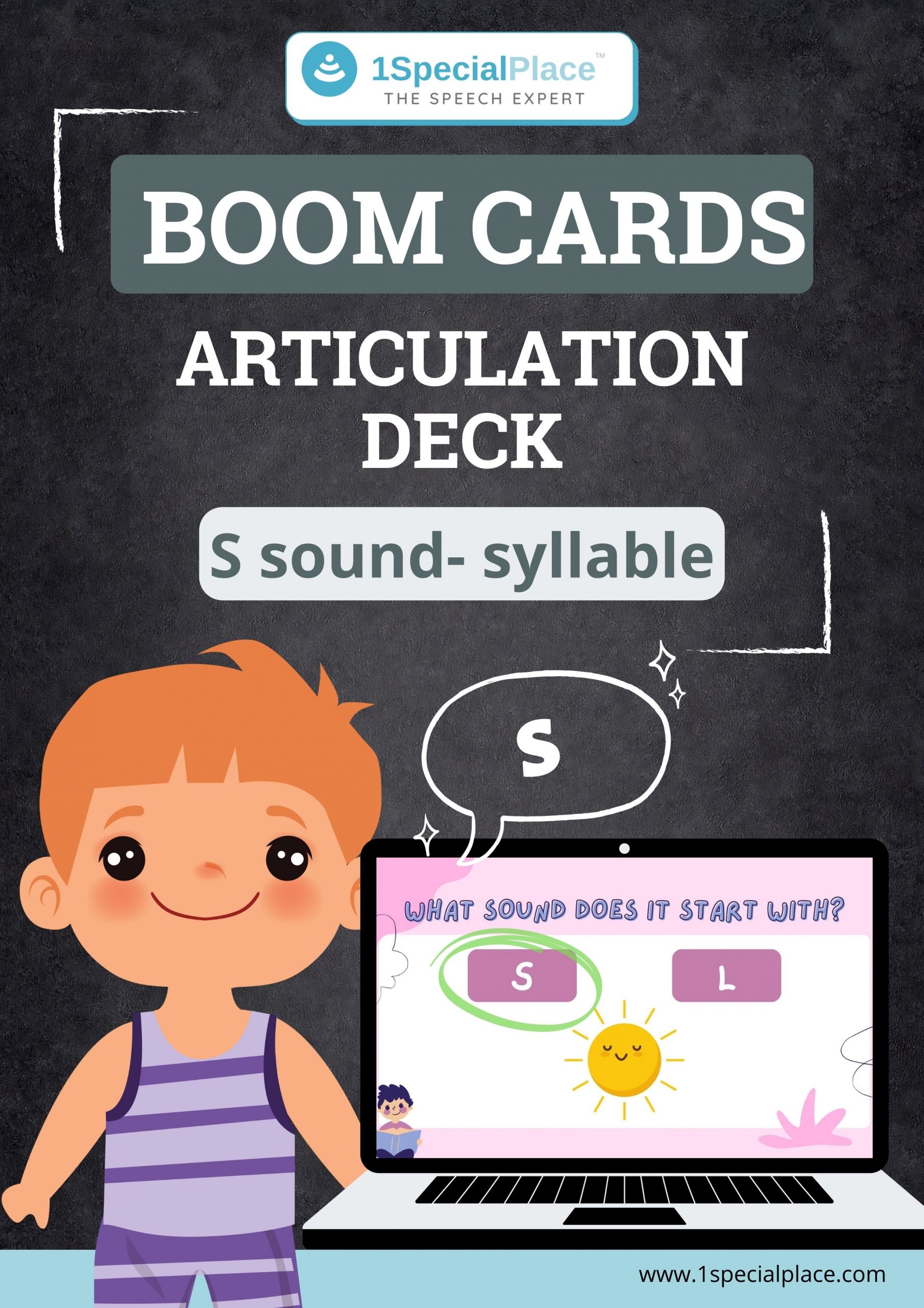 S syllable boom cards