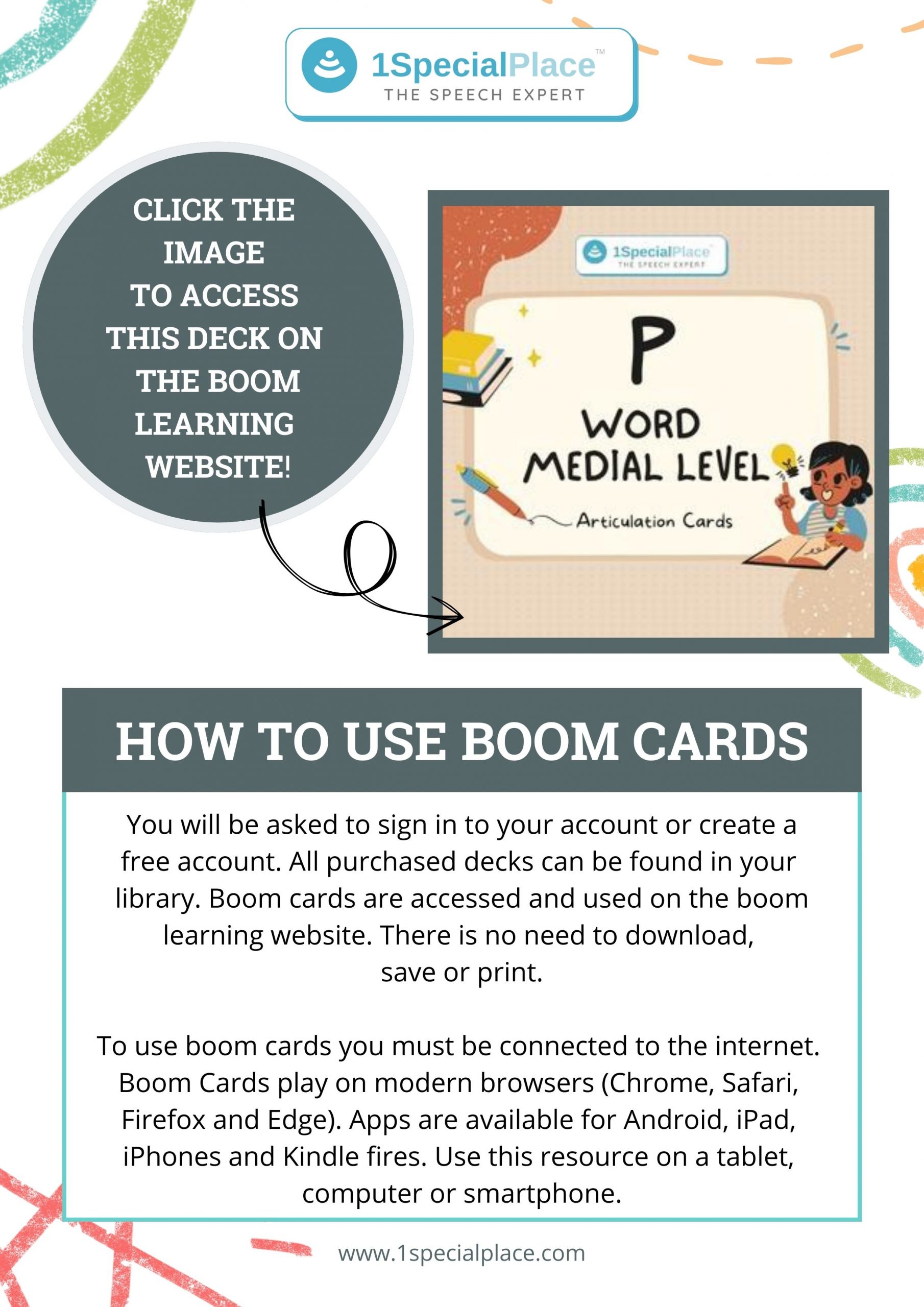 P word medial levels boom cards 2