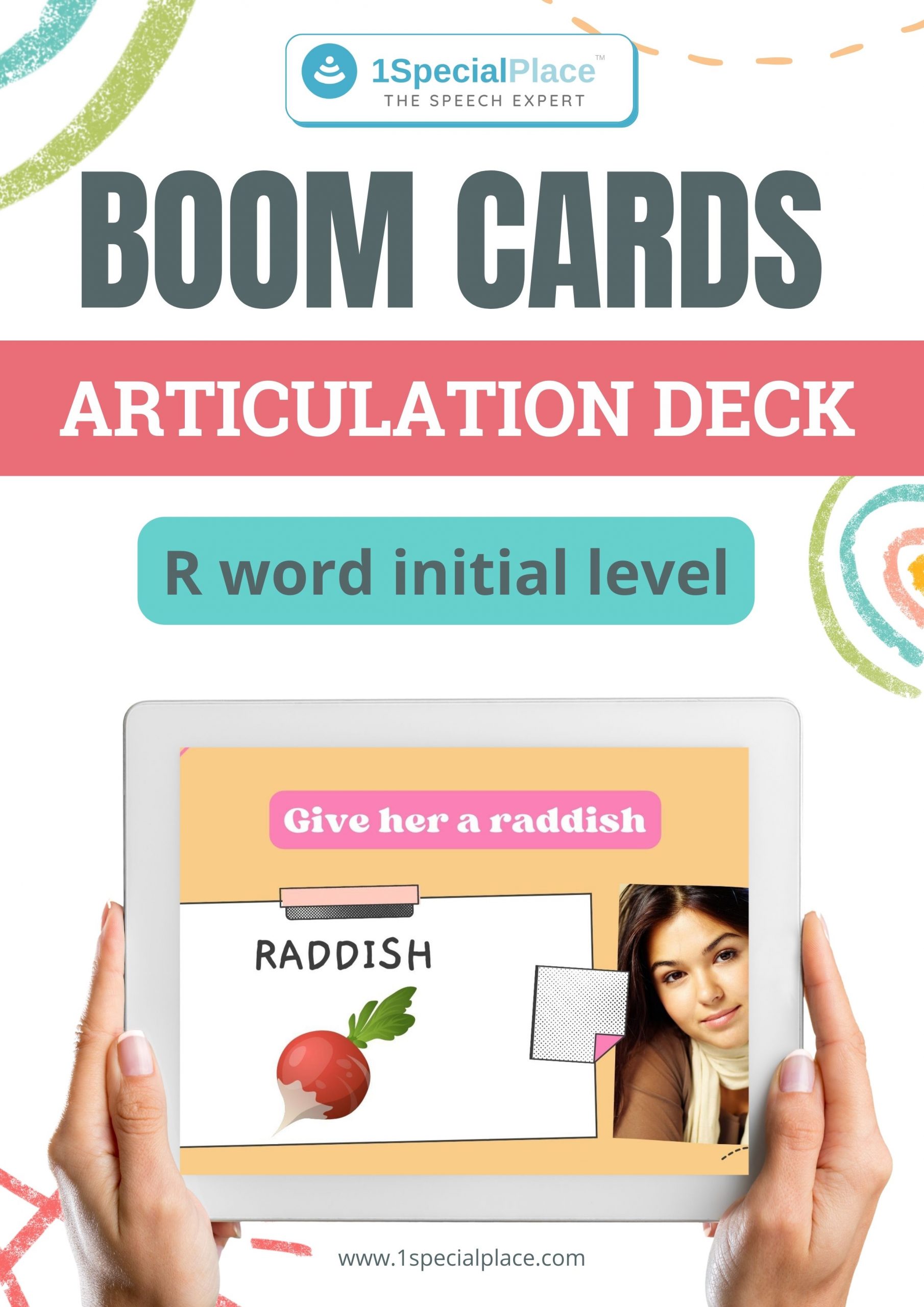 R word initial levels boom cards