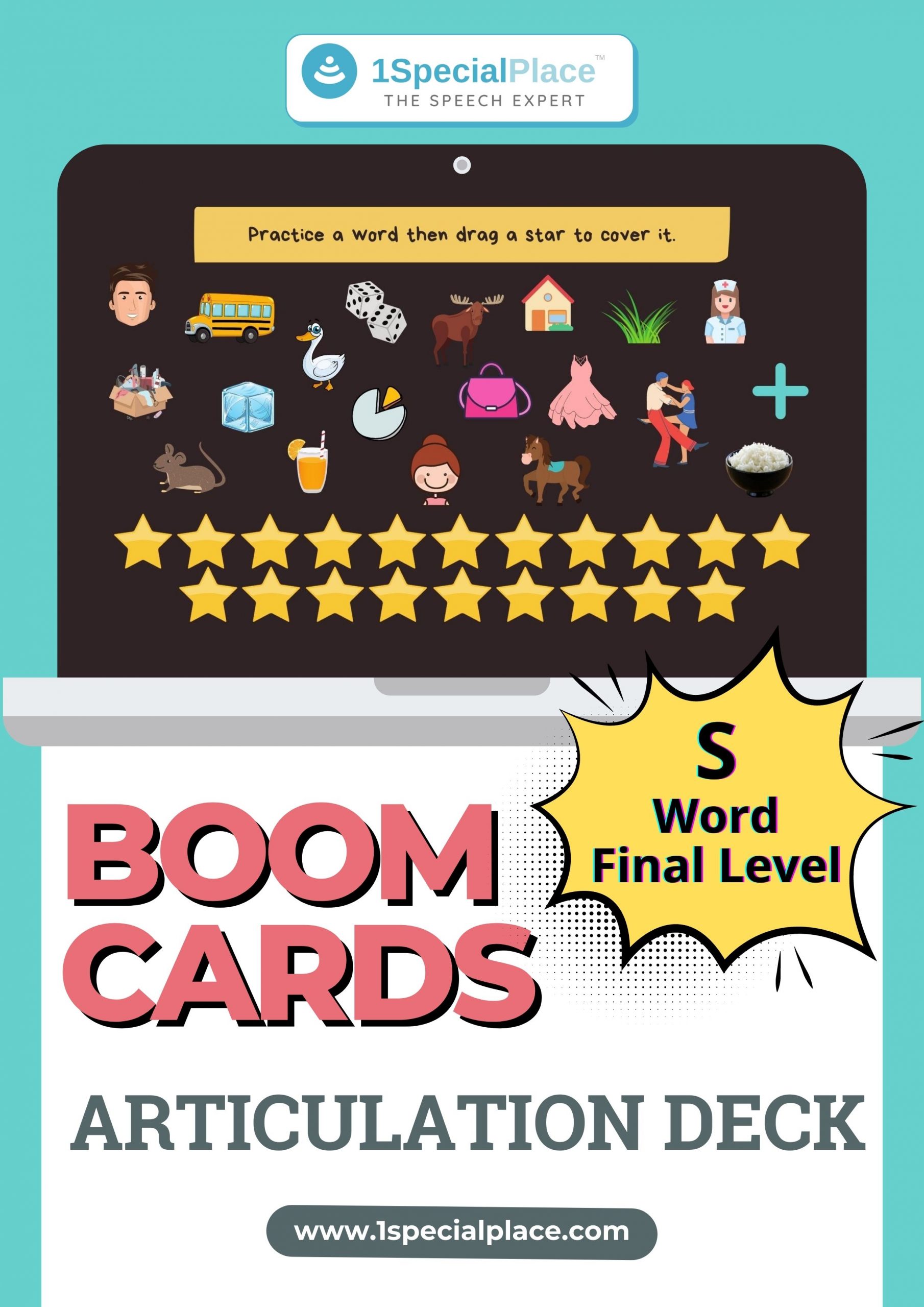 S word final level boom cards