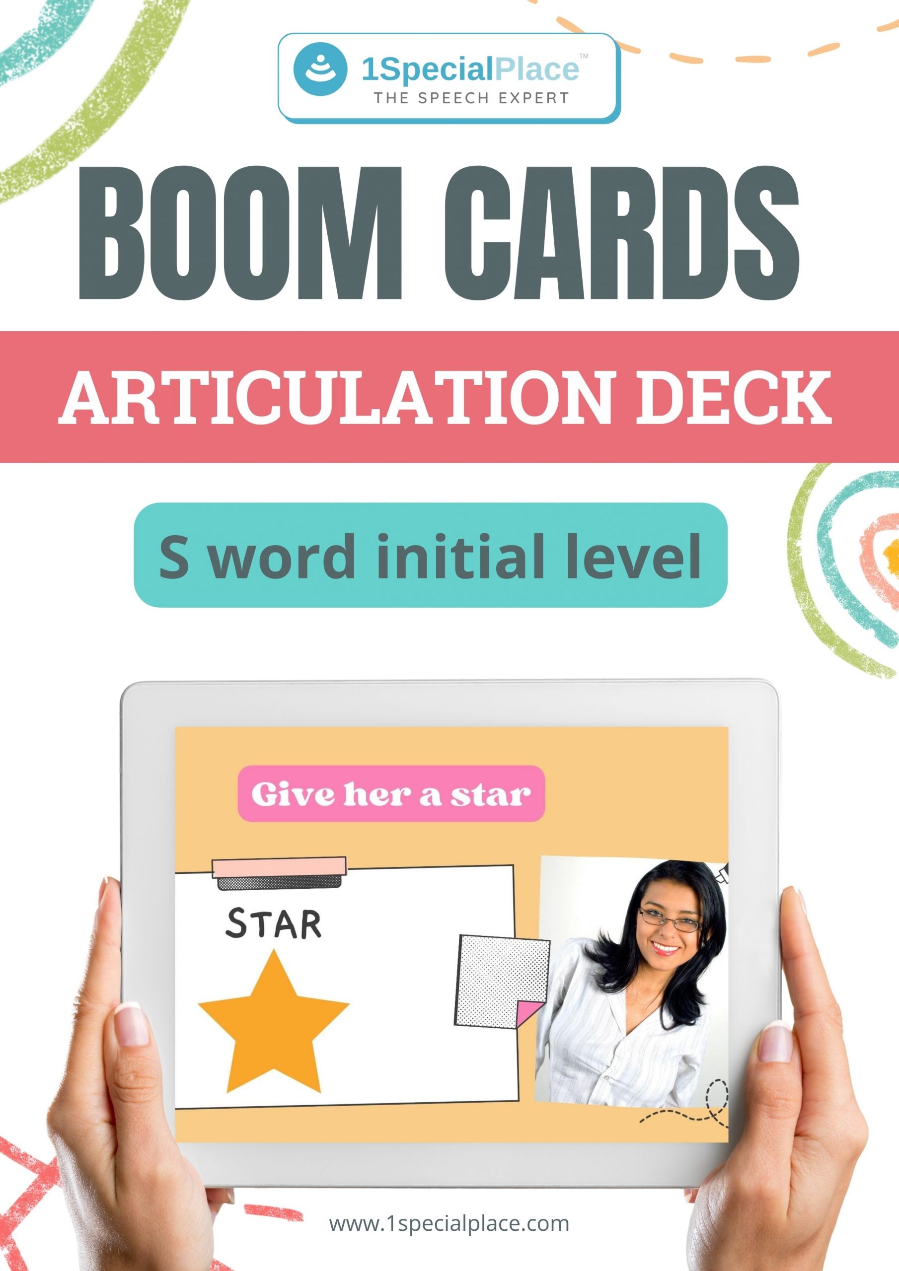 S word initial levels boom cards