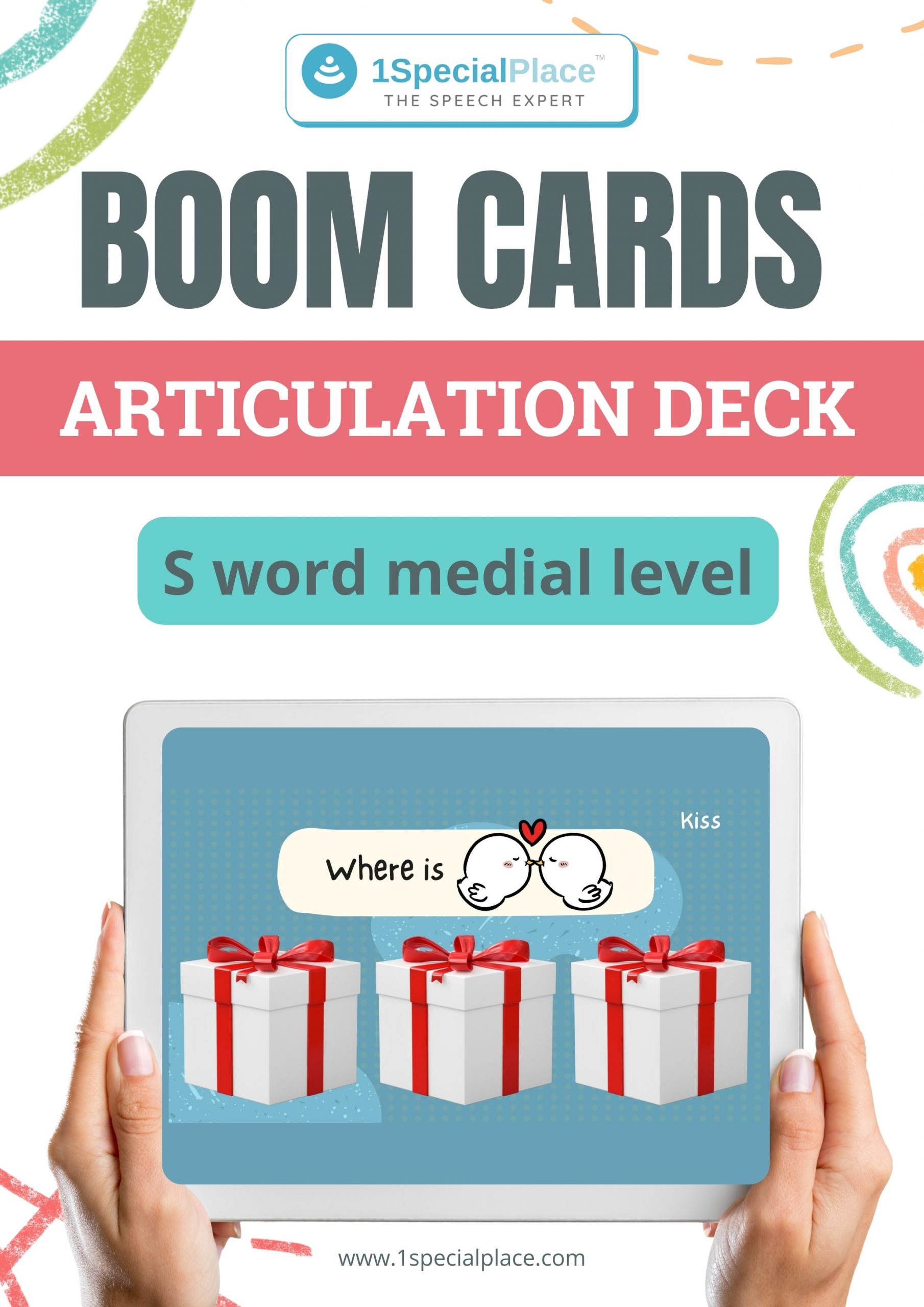 S word medial levels boom cards