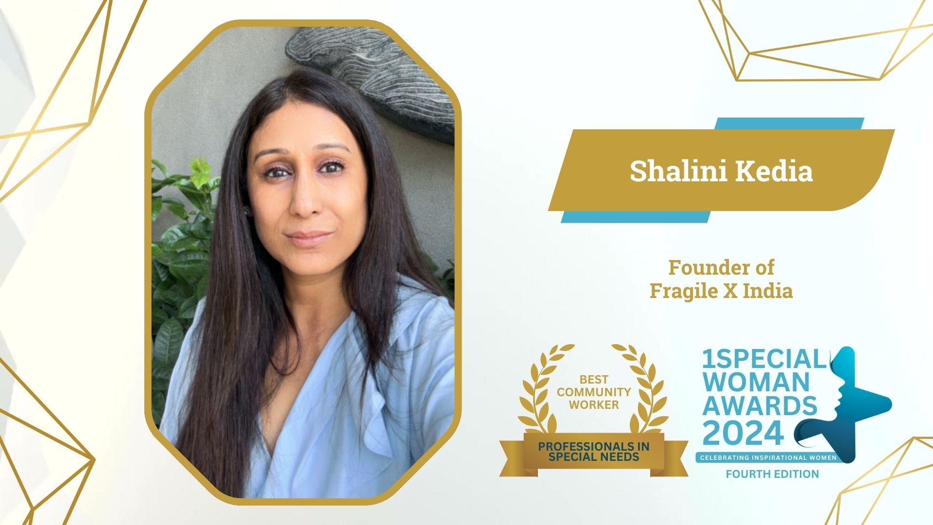 One special award 2024 winner Shalini kedia at 1special place